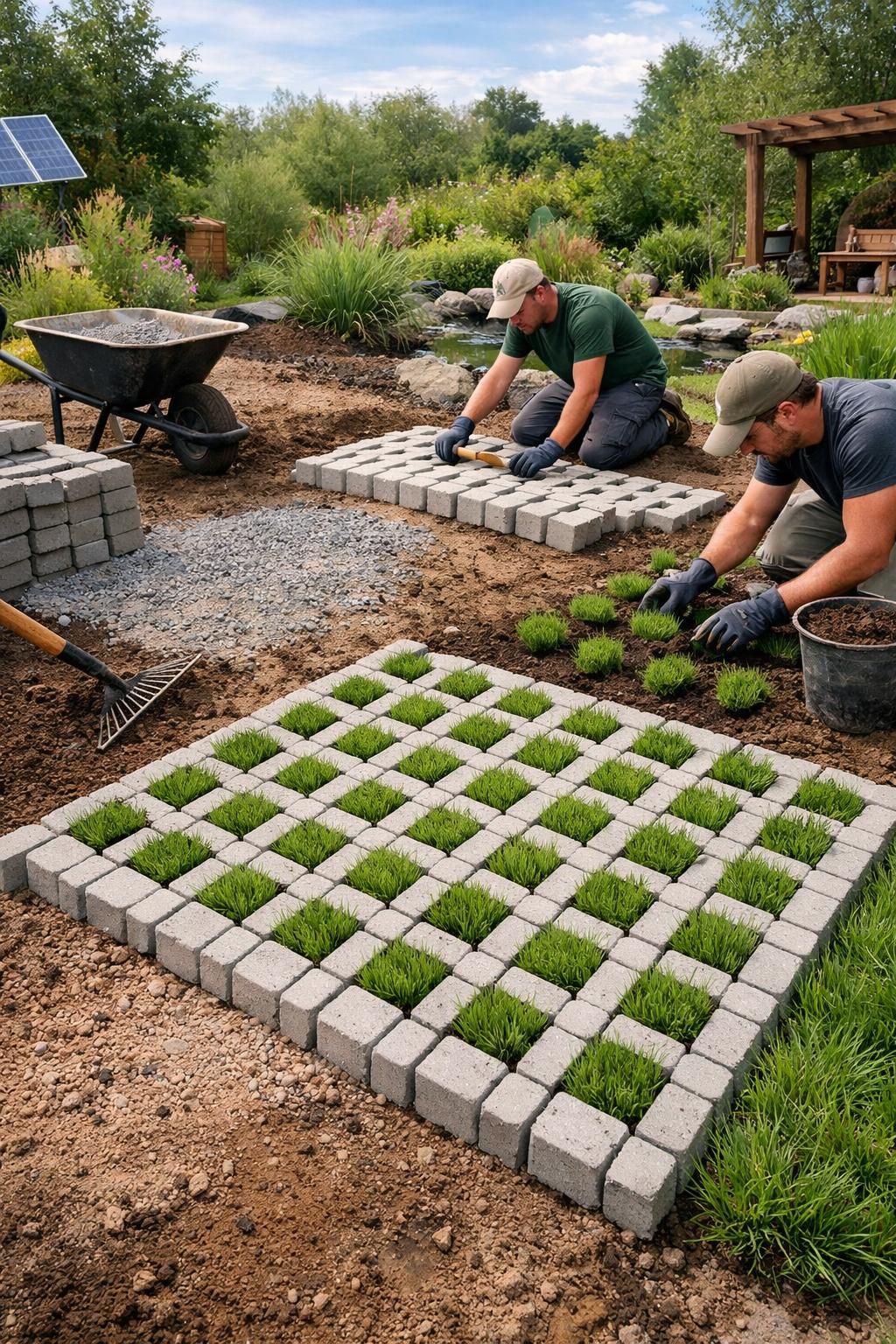découvrez comment poser et entretenir facilement des pavés enherbés dans votre jardin pour allier esthétique et fonctionnalité.