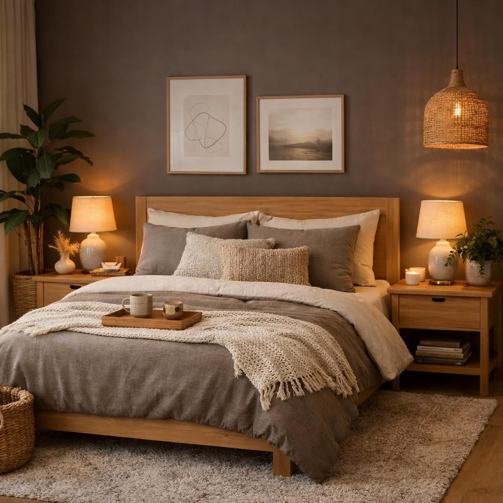 découvrez des astuces et conseils pour décorer et réchauffer une chambre couleur taupe, en jouant avec les matières, les lumières et les accessoires pour créer une ambiance cosy et élégante.