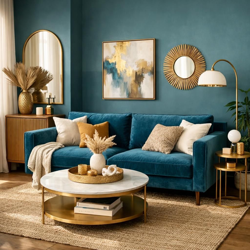 découvrez nos conseils pour aménager un salon élégant et chaleureux avec du bleu canard, une couleur tendance qui apporte profondeur et caractère à votre intérieur.